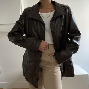 Vintage leather jacket